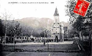 DUPERRE -EGLISE - PLACE - DJEBEL DOUI - 1909B
